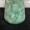 Type A Green Yellow Jambhala 黄财神 Jade Jadeite Pendant - 115.78g 73.2 by 47.2 by 17.0mm - Huangs Jadeite and Jewelry Pte Ltd
