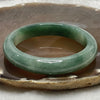 Type A Green Jade Jadeite Bangle - 45.03g Inner Diameter 53.7mm Thickness 11.1 by 7.7mm - Huangs Jadeite and Jewelry Pte Ltd