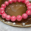 Natural Rhodonite Crystal Bracelet 56.85g 12.4mm/bead 17 beads - Huangs Jadeite and Jewelry Pte Ltd