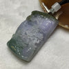 Type A Lavender & Green Jade Jadeite Shan Shui Pendant 88.0g 61.6 by 39.6 by 14.4mm - Huangs Jadeite and Jewelry Pte Ltd