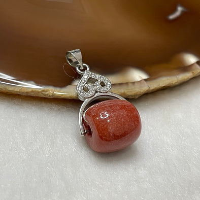 Type A Red Jade Jadeite Lu Lu Tong Pendant 5.8g 31.3 by 16.8 by 13.1mm - Huangs Jadeite and Jewelry Pte Ltd