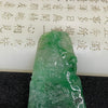 High Quality Type A Icy Spicy Green Shan Shui Jade Jadeite Pendant - 28.42g 65.6 by 37.9 by 6.6mm - Huangs Jadeite and Jewelry Pte Ltd