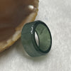 Type A ICY Blueish Green Jade Jadeite Ring - 4.56g US3.5 HK7 Inner Diameter 14.6 Thickness 8.3 by 2.7mm - Huangs Jadeite and Jewelry Pte Ltd