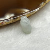 Type A Green Jade Jadeite Peanut - 1.57g 14.1 by 7.5 by 7.5 mm - Huangs Jadeite and Jewelry Pte Ltd