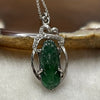 Type A Green Omphacite Jade Jadeite Pixiu - 2.52g 30.7 by 12.0 by 5.5mm - Huangs Jadeite and Jewelry Pte Ltd