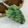 Type A Spicy Green Jade Jadeite Phoenix Pendant 43.0g 57.4 by 37.7 by 10.5 mm - Huangs Jadeite and Jewelry Pte Ltd