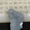 Type A Blueish Lavender Monkey & Ruyi Jade Jadeite 10.05g 45.2 by 28.0 by 8.1mm - Huangs Jadeite and Jewelry Pte Ltd