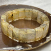 Natural Golden Rutilated Quartz Bracelet 手牌 - 72.29g 18.8 by 13.3 by 8.4mm/piece 19 pieces - Huangs Jadeite and Jewelry Pte Ltd