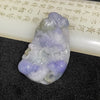 Type A Rare Intense Lavender Dragon Burmese Jadeite Pendant - 45.5g 60.1 by 38.0 by 11.9mm - Huangs Jadeite and Jewelry Pte Ltd