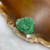 Type A Spicy Green Milo Buddha Jade Jadeite 3.67g 20.2 by 23.5 by 5.8mm - Huangs Jadeite and Jewelry Pte Ltd
