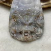Type A Lavender & Orange Jade Jadeite Buddha & 9 Dragons 47.51g 62.5 by 39.5 by 12.4mm - Huangs Jadeite and Jewelry Pte Ltd