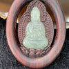 Type A Burmese Icy Jade Jadeite Buddha Pendant - 15.43g 58.7 by 39.0 by 10.1mm - Huangs Jadeite and Jewelry Pte Ltd