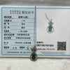 Type A Green Omphacite Jade Jadeite Pixiu - 2.56g 28.9 by 12.8 by 5.8mm - Huangs Jadeite and Jewelry Pte Ltd