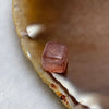 Natural Strawberry Quartz Cube Charm - 0.9g 7.1 by 7.1 by 7.1mm - Huangs Jadeite and Jewelry Pte Ltd