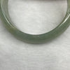 Type A Green Jadeite Bangle 60.82g inner diameter 56.8mm 14.2 by 7.8mm - Huangs Jadeite and Jewelry Pte Ltd