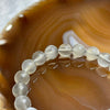 Natural Grey Moonstone Crystal Bracelet 16.33g 8.2mm/bead 21 beads - Huangs Jadeite and Jewelry Pte Ltd