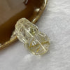 Natural Golden Rutilated Quartz Pixiu Charm for Wealth and Protection 16.80g 34.7 by 20.8 by 14.7mm - Huangs Jadeite and Jewelry Pte Ltd
