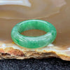 Type A Burmese Intense Green Jade Jadeite Ring - 4.51g US7.5 HK17 inner diameter 17.9mm - Huangs Jadeite and Jewelry Pte Ltd