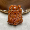 Type A Red Jade Jadeite Shou Xin Gong 65.44g 51.1 by 38.5 by 17.1mm - Huangs Jadeite and Jewelry Pte Ltd