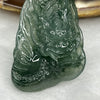 Grand Master Certified Type A Semi Icy Green Jade Jadeite Dragon Pendant 29.05g 55.8 by 29.5 by 13.0 mm - Huangs Jadeite and Jewelry Pte Ltd