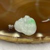 Type A Spicy Green Piao Hua Jade Jadeite Milo Buddha with 18K Gold Clasp -  4.79g 20.2 by 24.2 by 6.9mm - Huangs Jadeite and Jewelry Pte Ltd