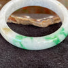 Type A Lavender Green Yellow Jadeite Bangle - 56.80g inner diameter 57.4mm Thickness 12.8mm by 8.6mm - Huangs Jadeite and Jewelry Pte Ltd