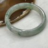 Type A High Icy Green Piao Hua Jadeite Bangle 47.99g inner diameter 57.7mm 12.2 by 7.4mm - Huangs Jadeite and Jewelry Pte Ltd