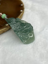 Grand Master Certified Type A HIGH ICY Green Piao Hua Jade Jadeite Dragon Pendant 28.30g 52.7 by 30.0 by 12.3 mm - Huangs Jadeite and Jewelry Pte Ltd