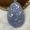Type A Very Deep Lavender Jadeite Dragon 61.81g 71.1 by 46.9 by 11.8mm - Huangs Jadeite and Jewelry Pte Ltd