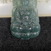 Type A Blueish Green Jade Jadeite Guan Yin 14.01g 49.3 by 28.7 by 6.2mm - Huangs Jadeite and Jewelry Pte Ltd