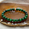 Type A Old Mine Green Jade Jadeite Bracelet 17.6g 7.5mm/bead 23 beads - Huangs Jadeite and Jewelry Pte Ltd