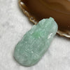 Rare Carving Apple Green Jade Jadeite 妈祖千里眼顺风耳 50.83g 70.3 by 34.8 by 10.3mm - Huangs Jadeite and Jewelry Pte Ltd