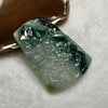 Type A Semi Icy Shan Shui Jade Jadeite 36.82g 65.4 by 48.1 by 5.8mm - Huangs Jadeite and Jewelry Pte Ltd
