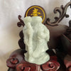 Type A Jade Jadeite Fu Lu Shou Display 625g Dimensions with stand 370 by 300 by 150mm Jade without stand 70 by 50 by 50 each - Huangs Jadeite and Jewelry Pte Ltd