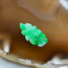 Type A Spicy Green Goldfish Jade Jadeite 1.71g 24.5 by 12.1 by 3.5mm - Huangs Jadeite and Jewelry Pte Ltd
