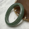 Type A Green Jade Jadeite Bangle - 54.84g Inner Diameter 58.3mm Thickness 13.3 by 7.8mm - Huangs Jadeite and Jewelry Pte Ltd