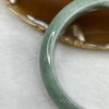 Type A Green Jadeite Bangle 63.09g inner diameter 58.6mm 14.1 by 8.0mm - Huangs Jadeite and Jewelry Pte Ltd