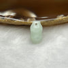 Type A Green Jade Jadeite Peanut - 1.41g 13.6 by 7.3 by 7.3 mm - Huangs Jadeite and Jewelry Pte Ltd