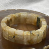 Natural Golden Rutilated Quartz Bracelet 手牌 - 68.47g 18.3 by 13.5 by 9.3mm/piece 19 pieces - Huangs Jadeite and Jewelry Pte Ltd