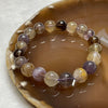 Natural Purple Titanium Crystal Bracelet 25.3g 9.9mm/bead 20 beads - Huangs Jadeite and Jewelry Pte Ltd