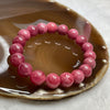 Natural Rhodonite Crystal Bracelet 42.86g 10.8mm/bead 19 beads - Huangs Jadeite and Jewelry Pte Ltd
