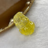 Natural Golden Rutilated Quartz Pixiu Pendant for Wealth and Protection - 11.89g 29.5 by 19.3 by 14.0mm - Huangs Jadeite and Jewelry Pte Ltd