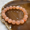 Natural Sunstone Crystal Bracelet 太阳石 29.49g 10.5mm/bead 19 beads - Huangs Jadeite and Jewelry Pte Ltd