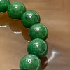 Type A Green Jade Jadeite Beads Bracelet - 32.24g 9.8mm/bead 20 beads - Huangs Jadeite and Jewelry Pte Ltd