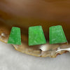 Type A Green Jade Jadeite for setting 1.82g 11.0 by 10.6 by 2.5mm - Huangs Jadeite and Jewelry Pte Ltd