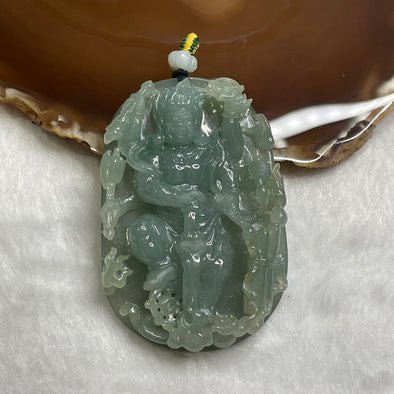 High Quality Type A Semi Icy Jade Jadeite Acala with NGI Cert 77.61g 71.9 by 46.2 by 14.3mm - Huangs Jadeite and Jewelry Pte Ltd