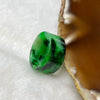 Type A Spicy Green Jade Jadeite Flat Ring 3.27g US3.25 HK6.5 Inner Diameter 14.3mm Thickness 9.1 by 2.3mm - Huangs Jadeite and Jewelry Pte Ltd