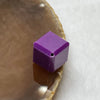 Natural Purple Crystal Cube Charm - 4.2g 12.5 by 12.5 by 12.5mm - Huangs Jadeite and Jewelry Pte Ltd