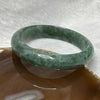 Type A Green Dou Qing Jade Jadeite Bangle - 41.57g Inner Diameter 54.7mm Thickness 12.1 by 6.6mm - Huangs Jadeite and Jewelry Pte Ltd