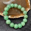 Type A Burmese Jade Jadeite Bracelet - 76.08g 14.1mm/bead 16 beads - Huangs Jadeite and Jewelry Pte Ltd